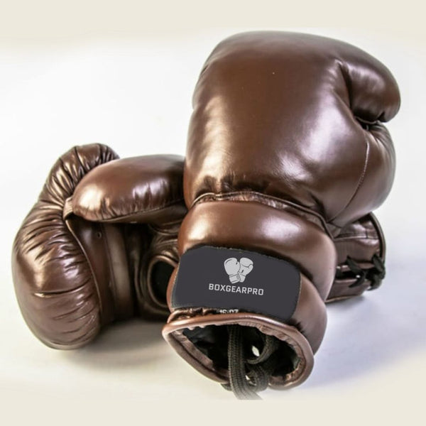 Vintage Brown Boxing Gloves — Classic Heritage Series