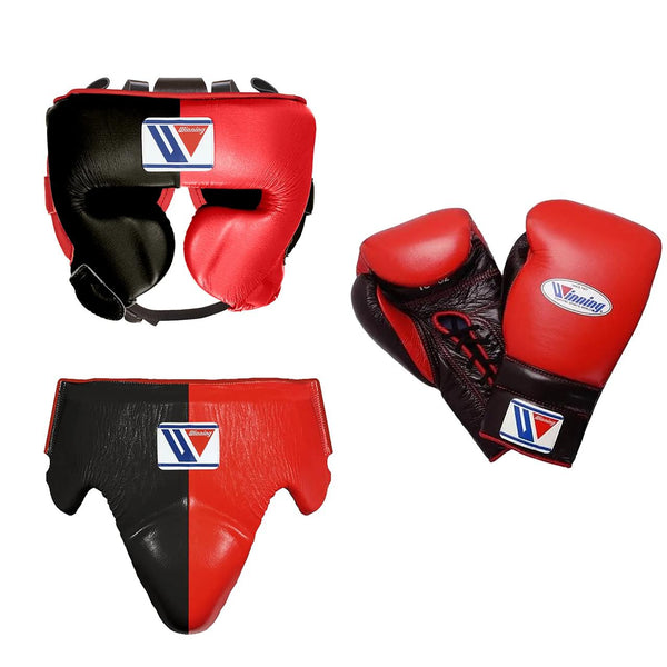 Black and Red Boxing Set — Pro Training Protection Bundle