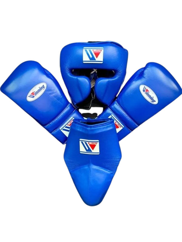 Full Blue Custom Handmade Boxing Sparring Kit | Winning | Premium Quality | Personalise Your Name | Flat 50% OFF