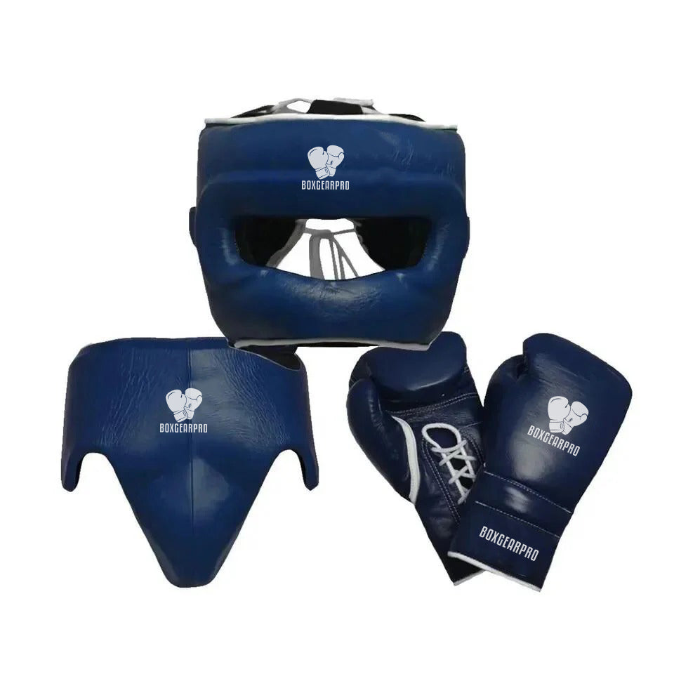 Navy Blue Boxing Set — Pro Training Protection Bundle – Box Gear Pro