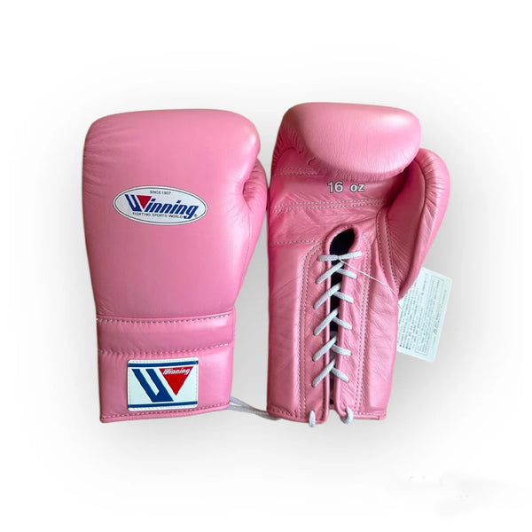 Pink Pro Elite Boxing Gloves | Winnings | Personalise your name | 100% Pure Leather | Best Choice for Fighters | FLAT 50OFF